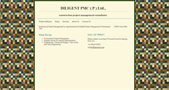 Desktop Screenshot of diligentpmc.com