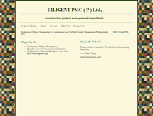 Tablet Screenshot of diligentpmc.com
